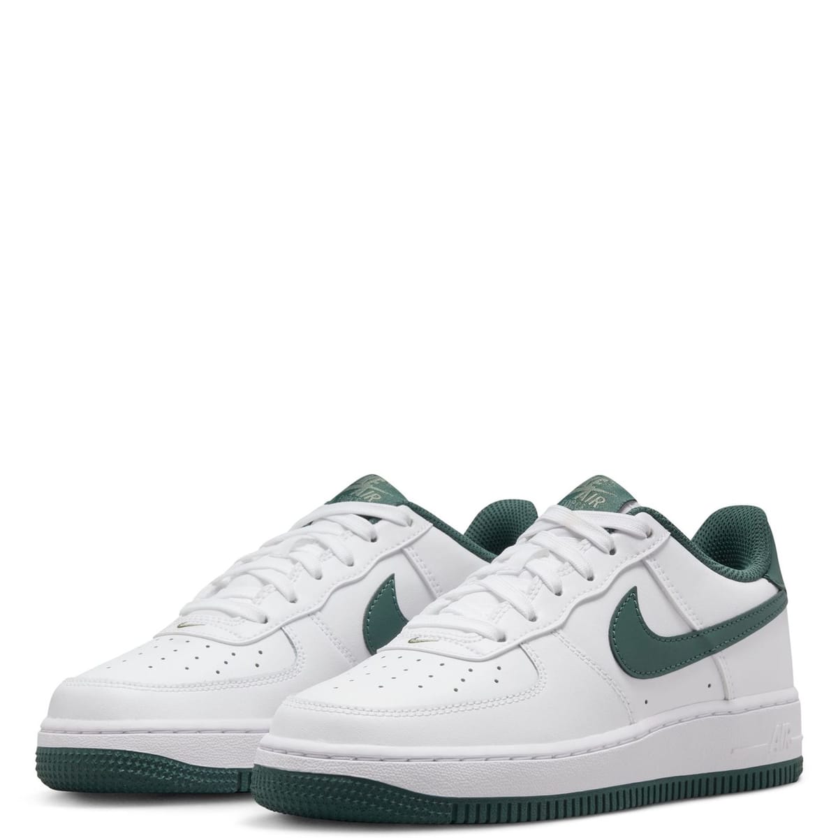 Air Force 1 GS White Oil Green Nike urbanstyle-sneakers