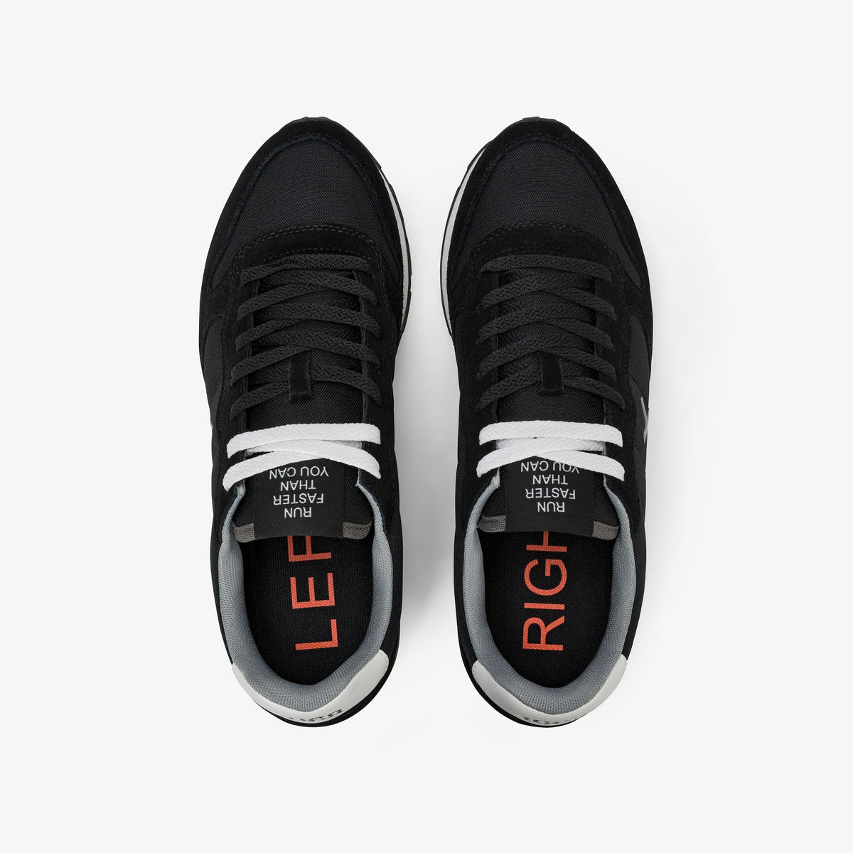 Sneaker Tom in nylon e suede nero