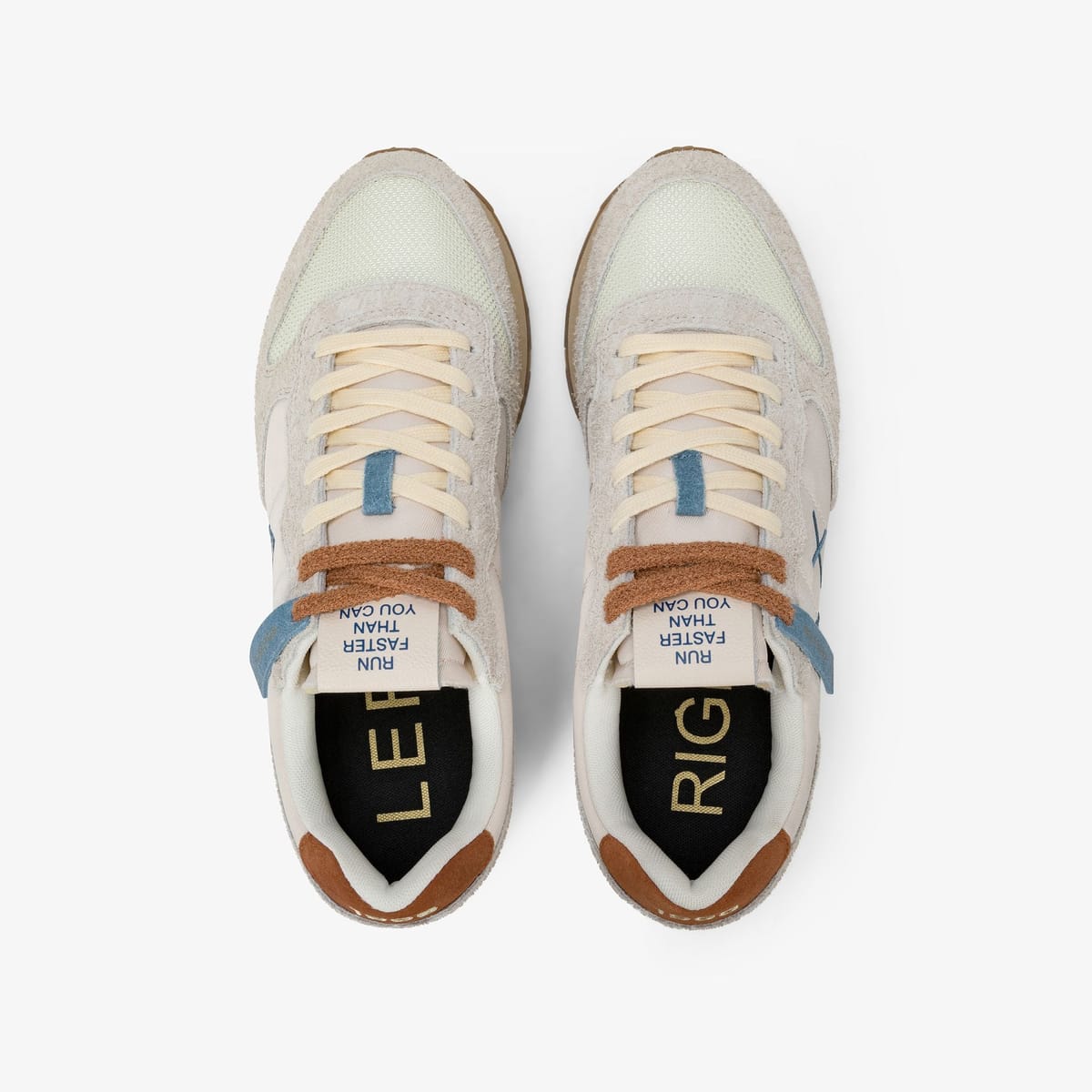 Sneaker Tom Vintage in nylon e suede bianco panna (LIMITED EDITION) Sun68 urbanstyle-sneakers