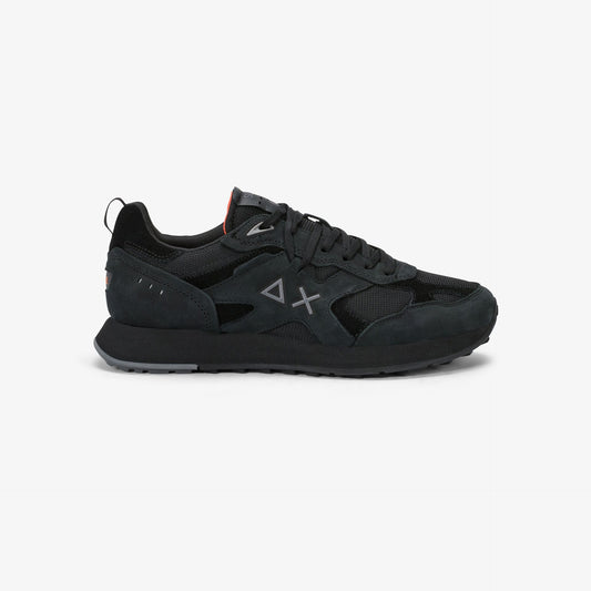 Sneaker Jaki 2.0 Silver in nabuk nero
