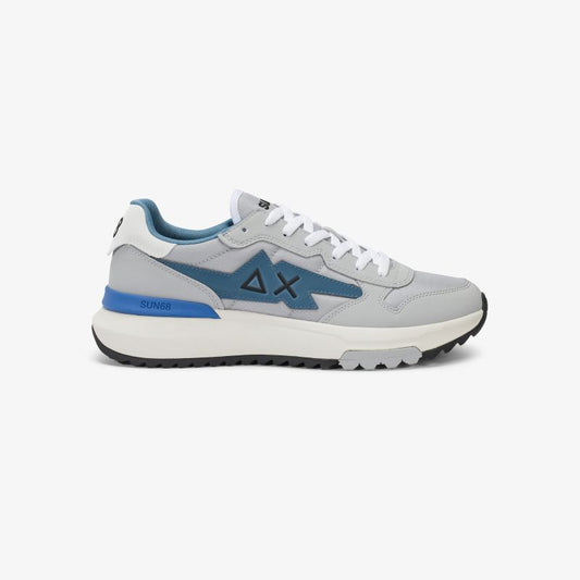 Sneaker Niki 2.0 Solid in nylon e PU grigio chiaro