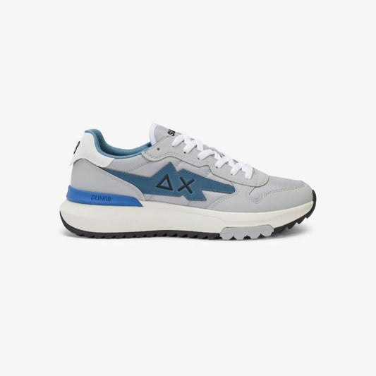 Sneaker Niki 2.0 Solid in nylon e PU grigio chiaro Sun68 urbanstyle-sneakers