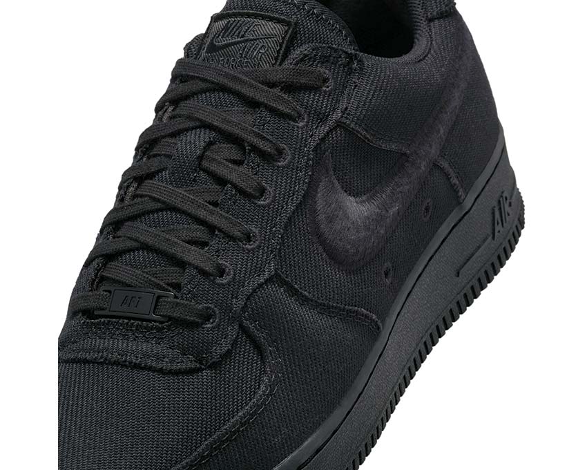 Nike Air Force 1 Low "Black Canvas"