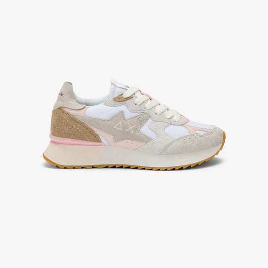 Sneaker Stargirl Multicolor in suede e nylon bianco Sun68 urbanstyle-sneakers