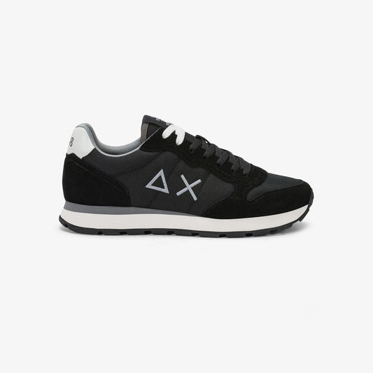 Sneaker Tom in nylon e suede nero
