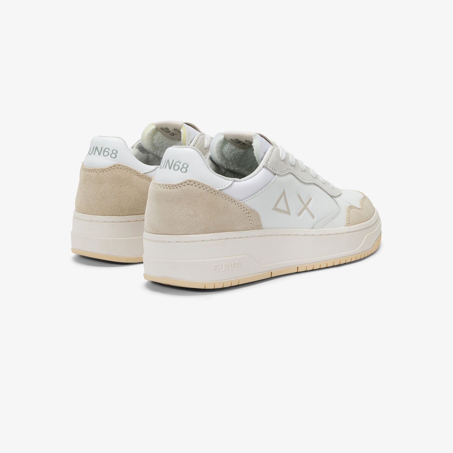 Sneaker Big Basket in pelle bianca