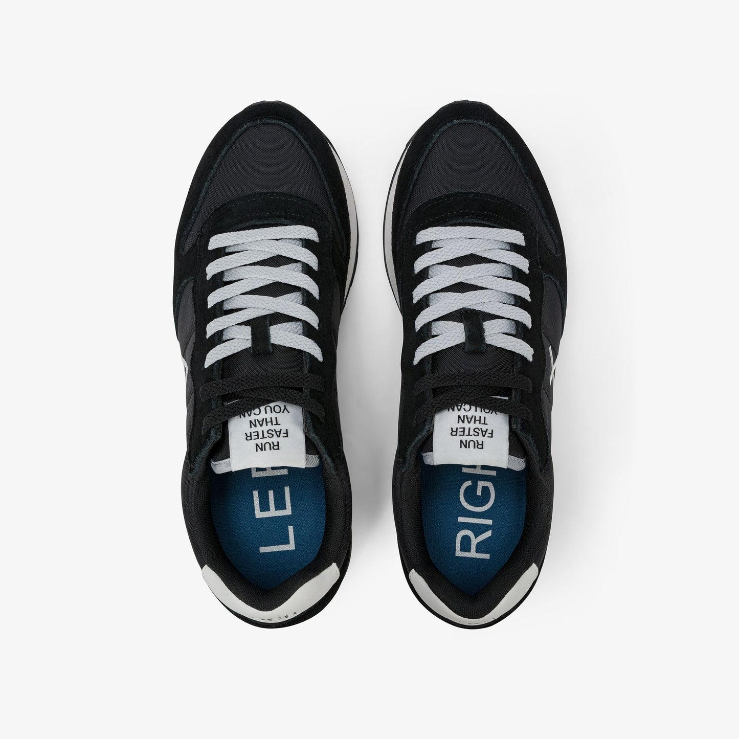 Sneaker Tom in nylon e suede nero