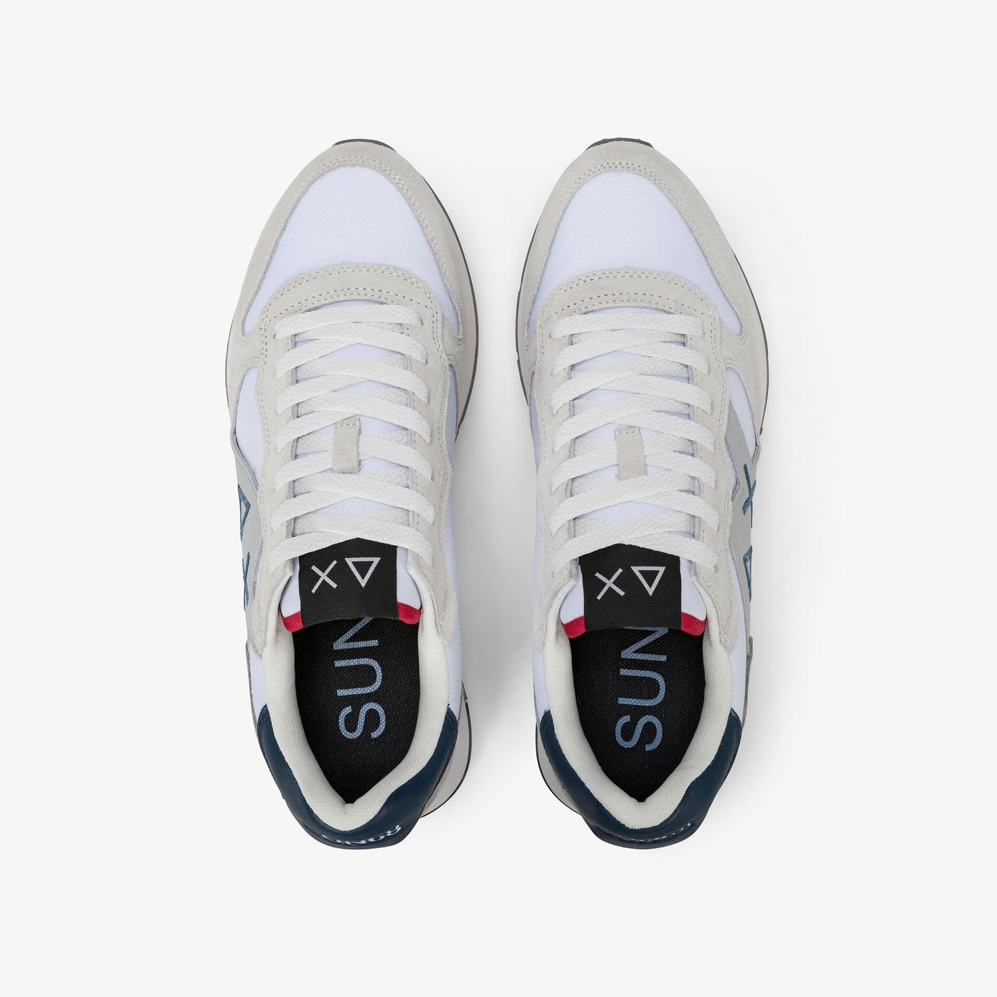 Sneaker Jaki 2.0 Solid in nylon e suede bianco