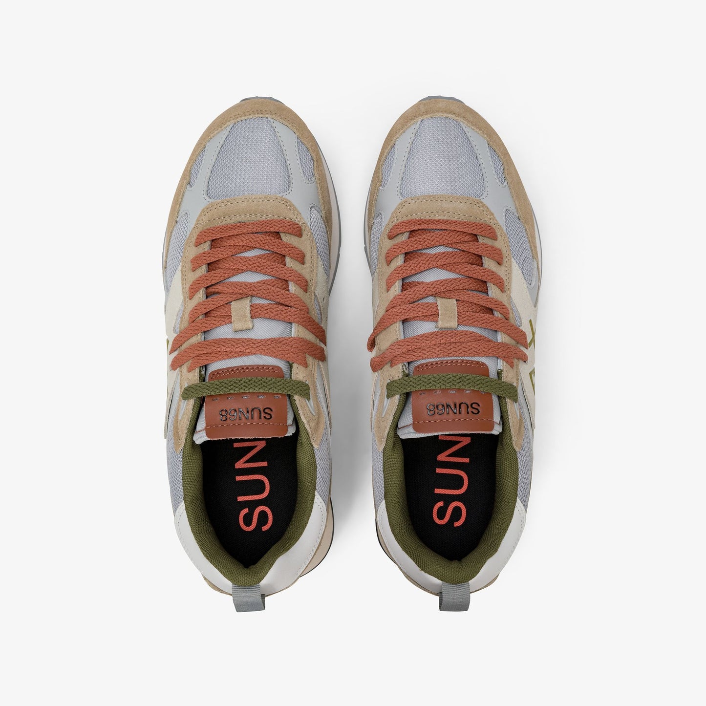 Sneaker Jaki Outdoor in nylon e suede beige