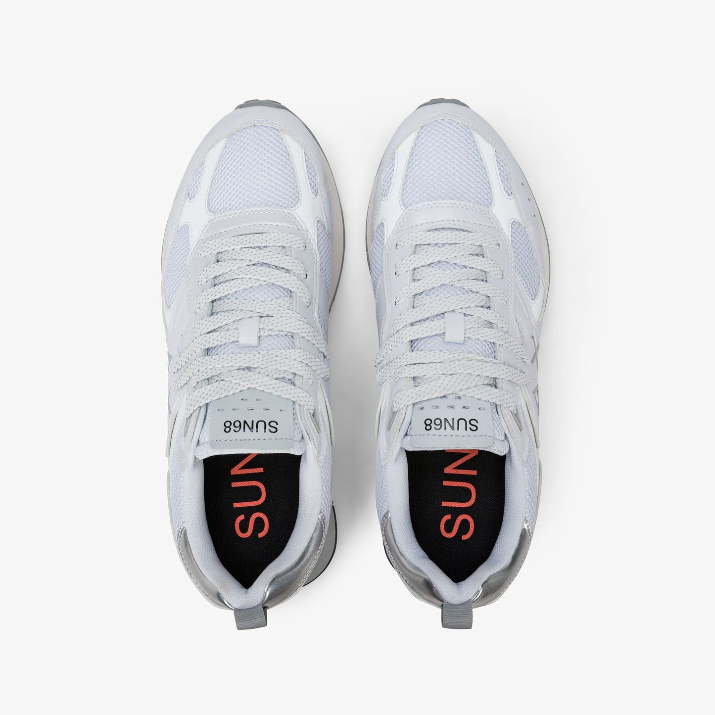 Sneaker Jaki 2.0 Silver in mesh bianco