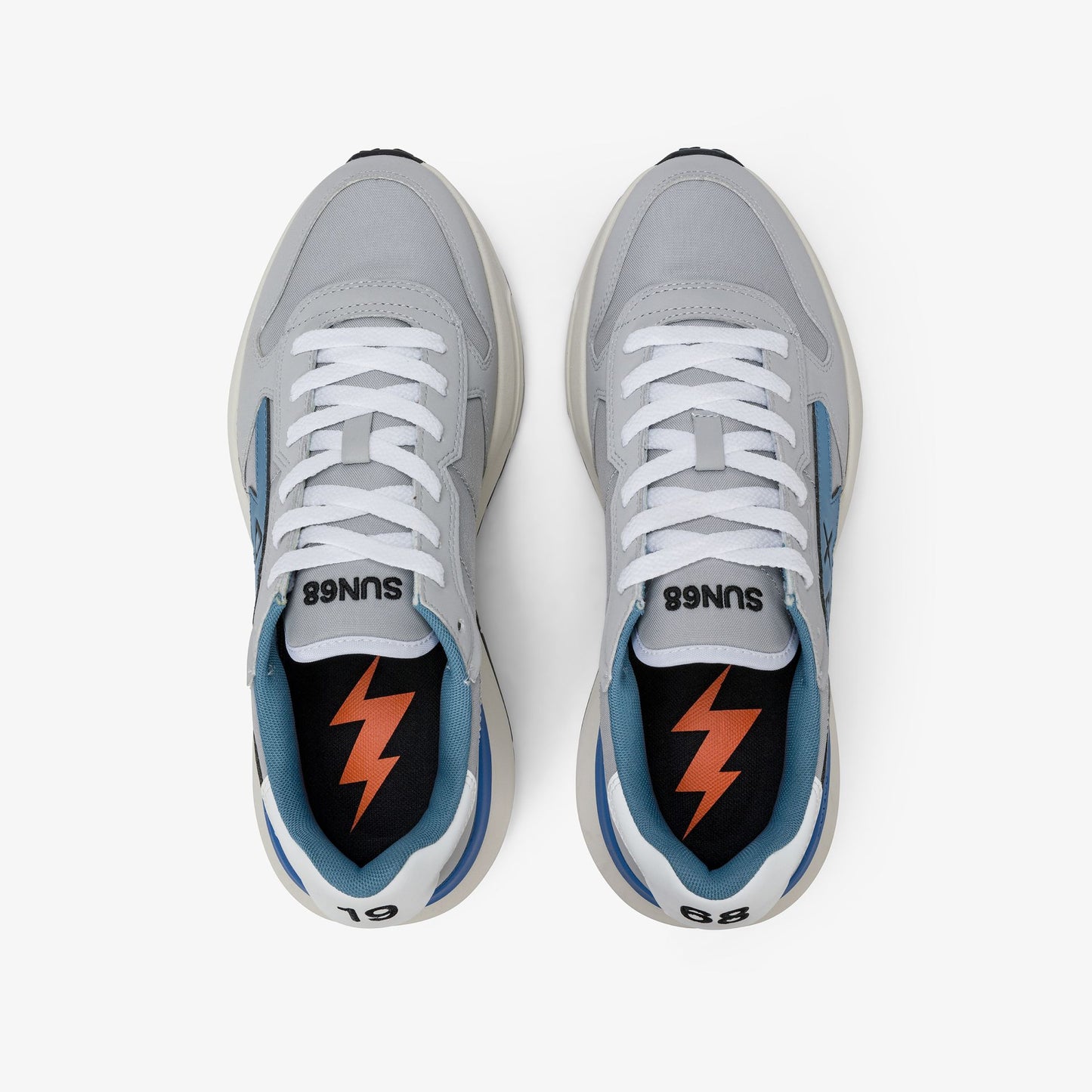 Sneaker Niki 2.0 Solid in nylon e PU grigio chiaro