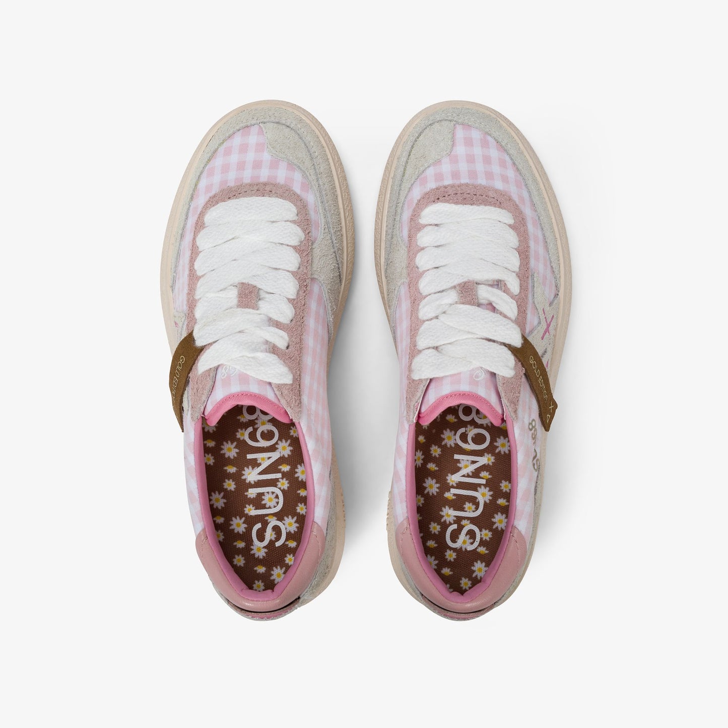 Sneaker Sally in suede rosa