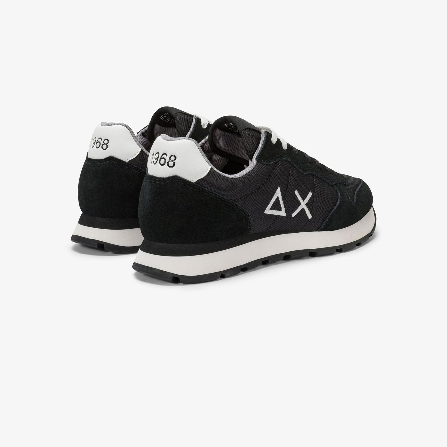 Sneaker Tom in nylon e suede nero