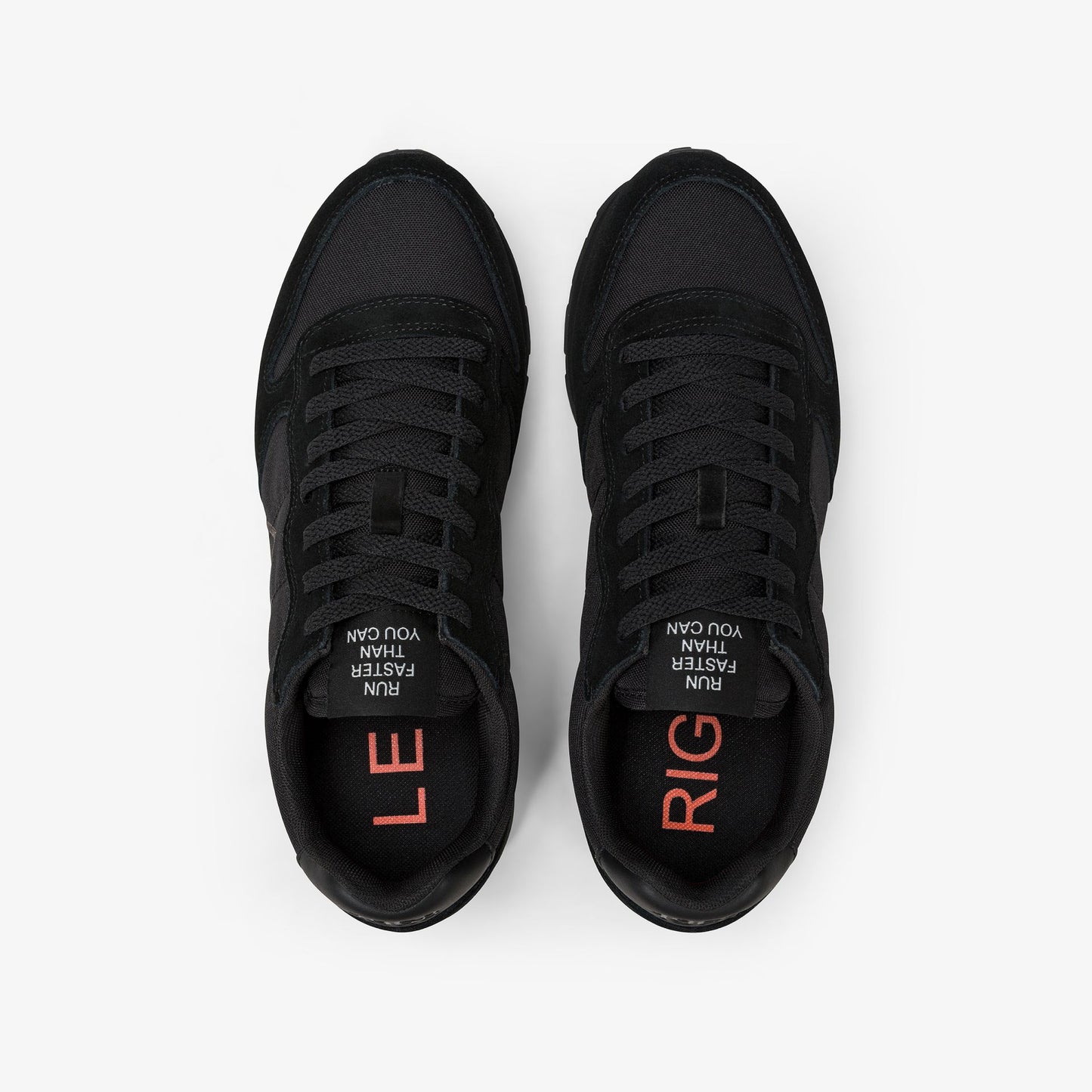 Sneaker Tom in nylon e suede nero/grigio scuro