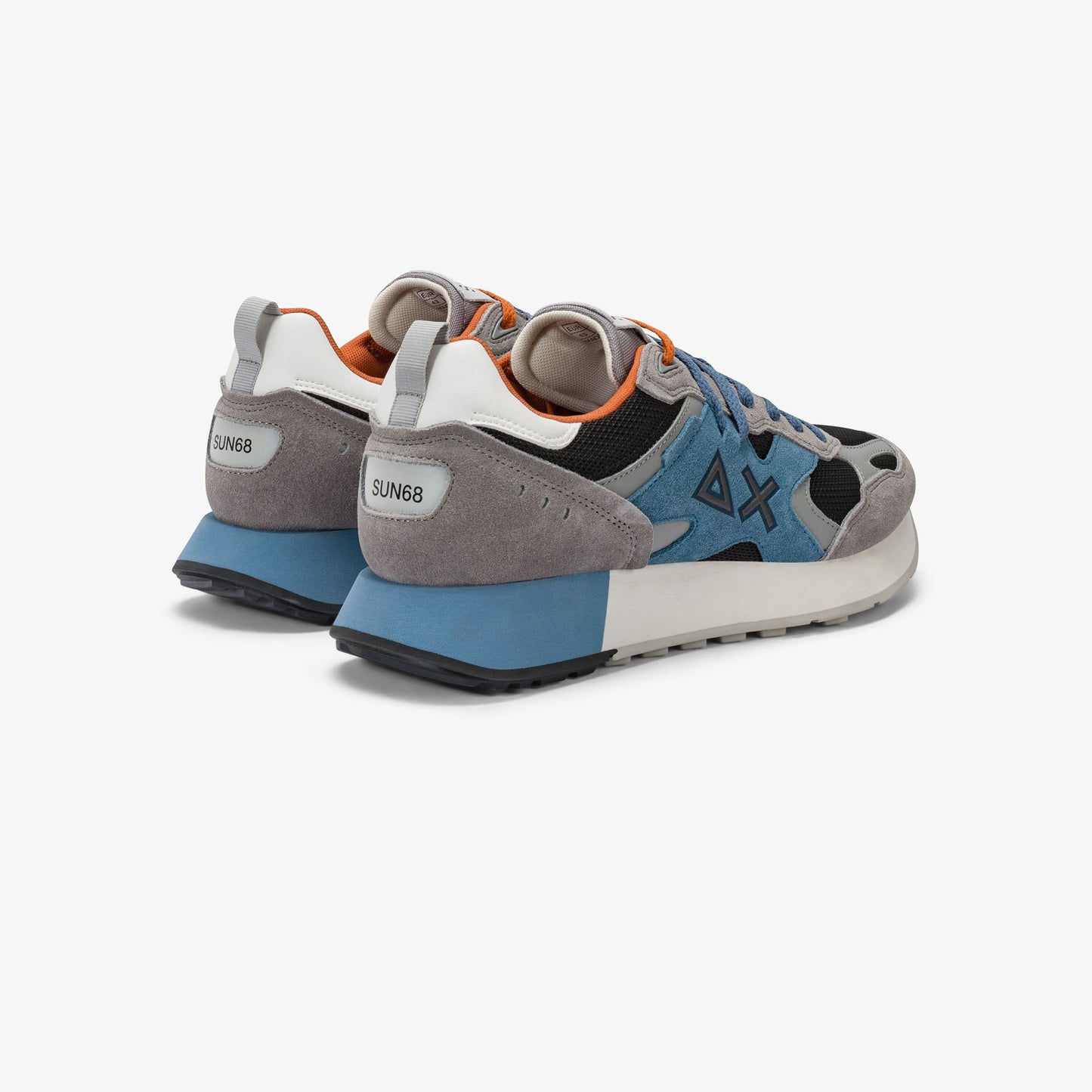 Sneaker Jaki Outdoor in mesh e suede grigio medio