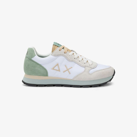 Sneaker Tom Multicolor in nylon e suede bianco