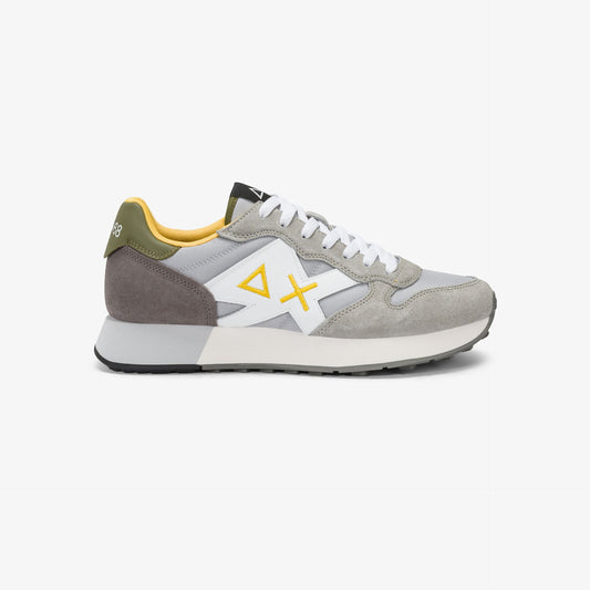 Sneaker Jaki 2.0 Solid in nylon e suede grigio chiaro