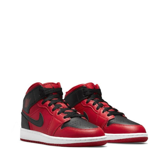 Sneaker Jordan 1 Mid Reverse Bred GS