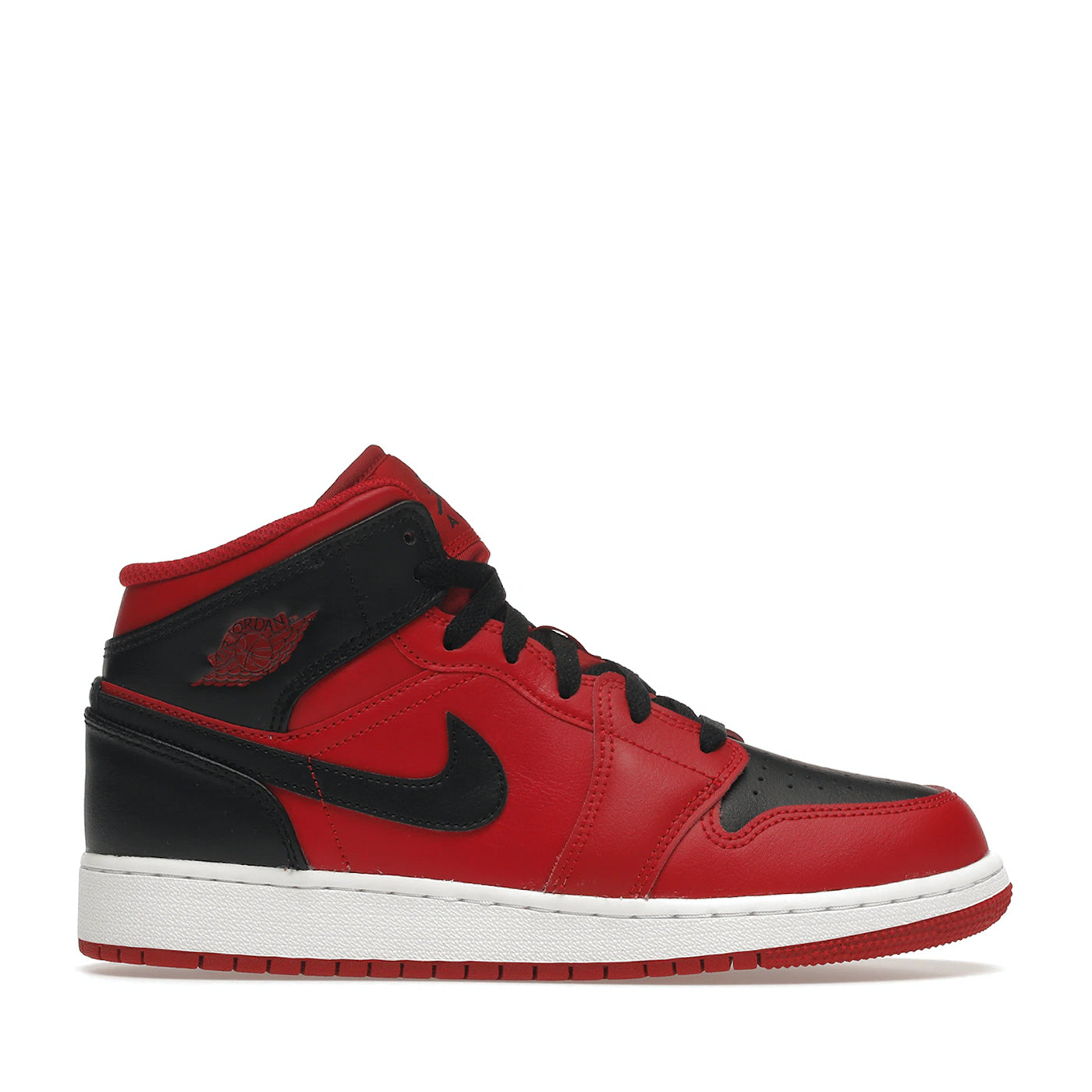 Sneaker Jordan 1 Mid Reverse Bred GS