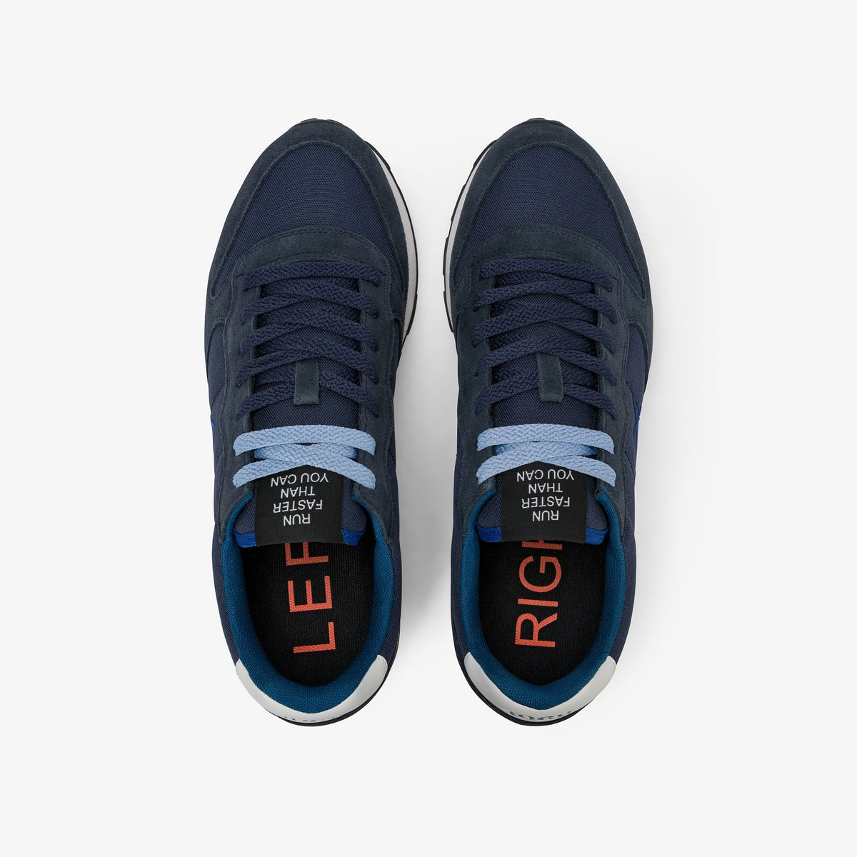 Sneaker Tom in nylon e suede navy blue