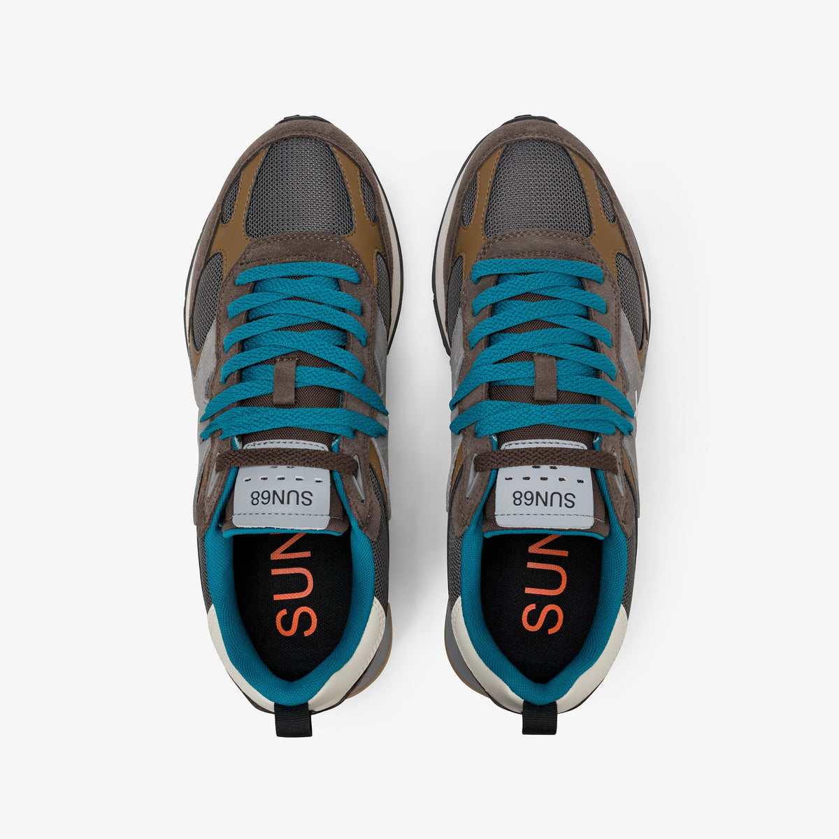 Sneaker Jaki Outdoor in suede e nylon marrone