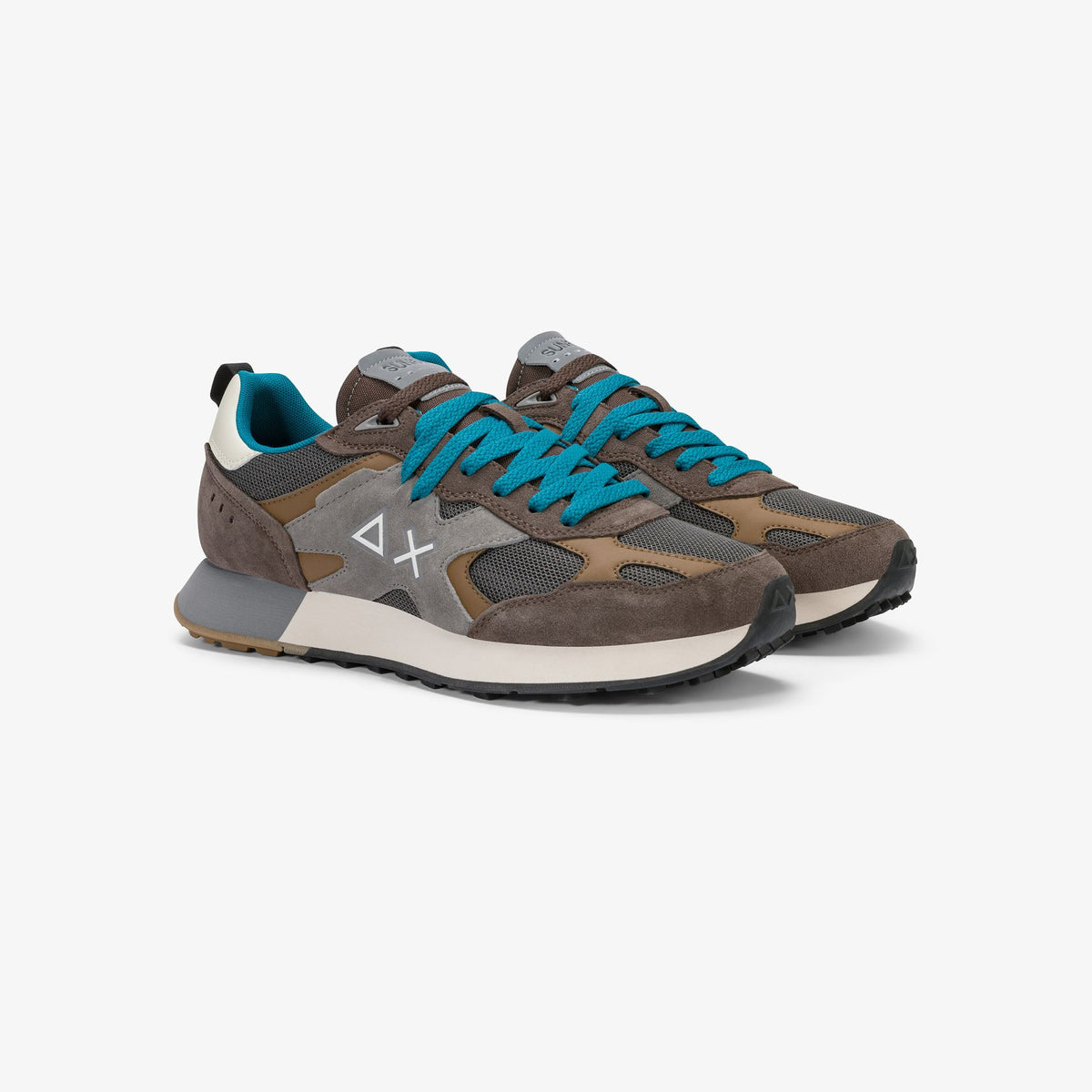 Sneaker Jaki Outdoor in suede e nylon marrone