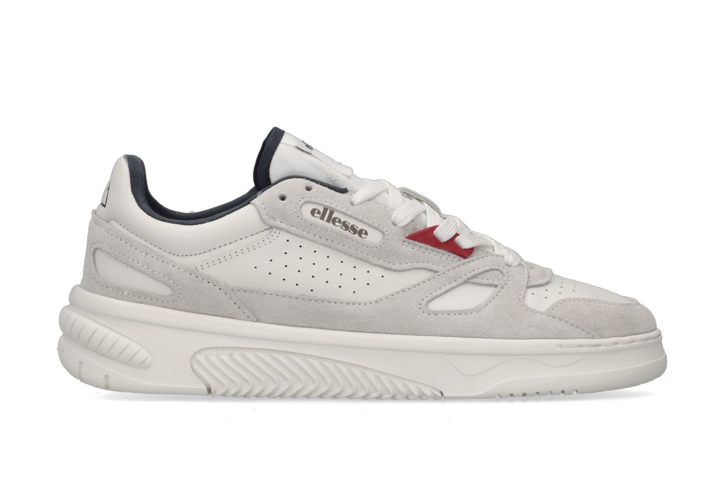 MILES LS 914 SUEDE + PU LEATHER WHITE BLU RED