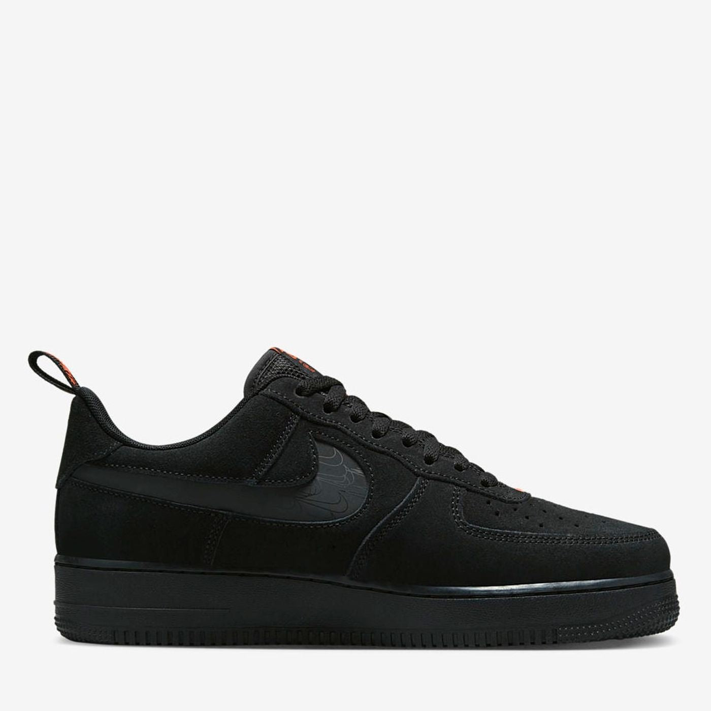 Air force 1s black and red online