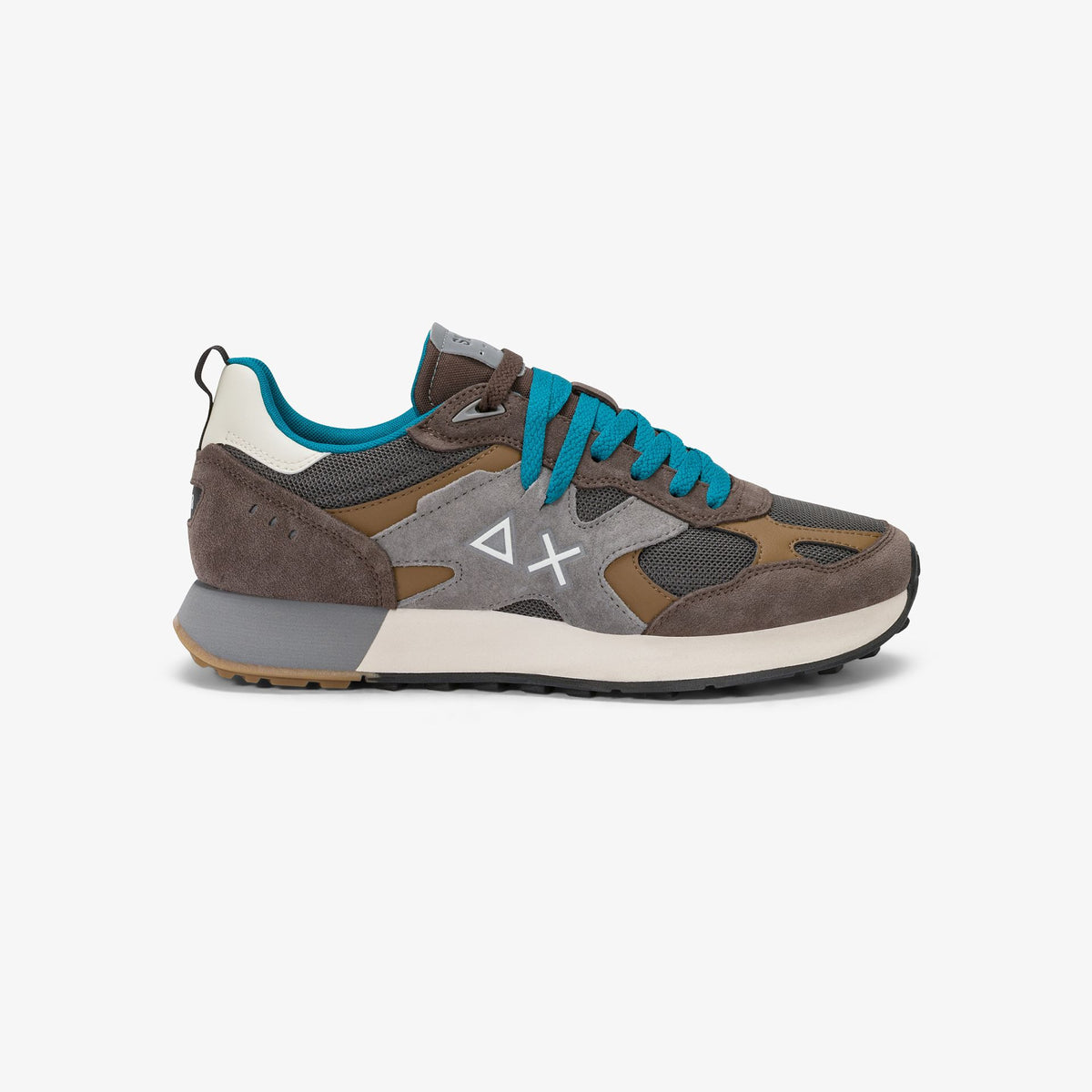 Sneaker Jaki Outdoor in suede e nylon marrone