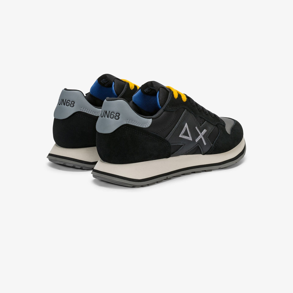 Sneaker Jaki 2.0 Bicolor in suede e nylon nero