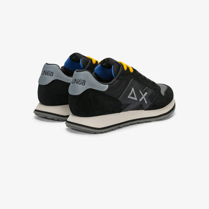 Sneaker Jaki 2.0 Bicolor in suede e nylon nero