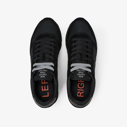 Sneaker Tom in nylon e suede nero/grigio scuro