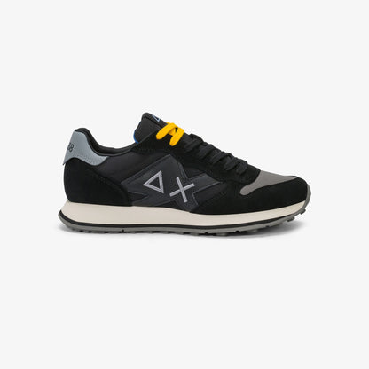 Sneaker Jaki 2.0 Bicolor in suede e nylon nero