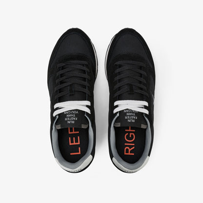 Sneaker Tom in nylon e suede nero
