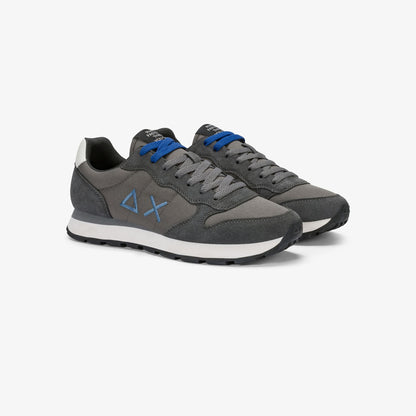 Sneaker Tom in nylon e suede grigio scuro