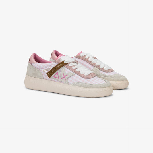 Sneaker Sally in suede rosa