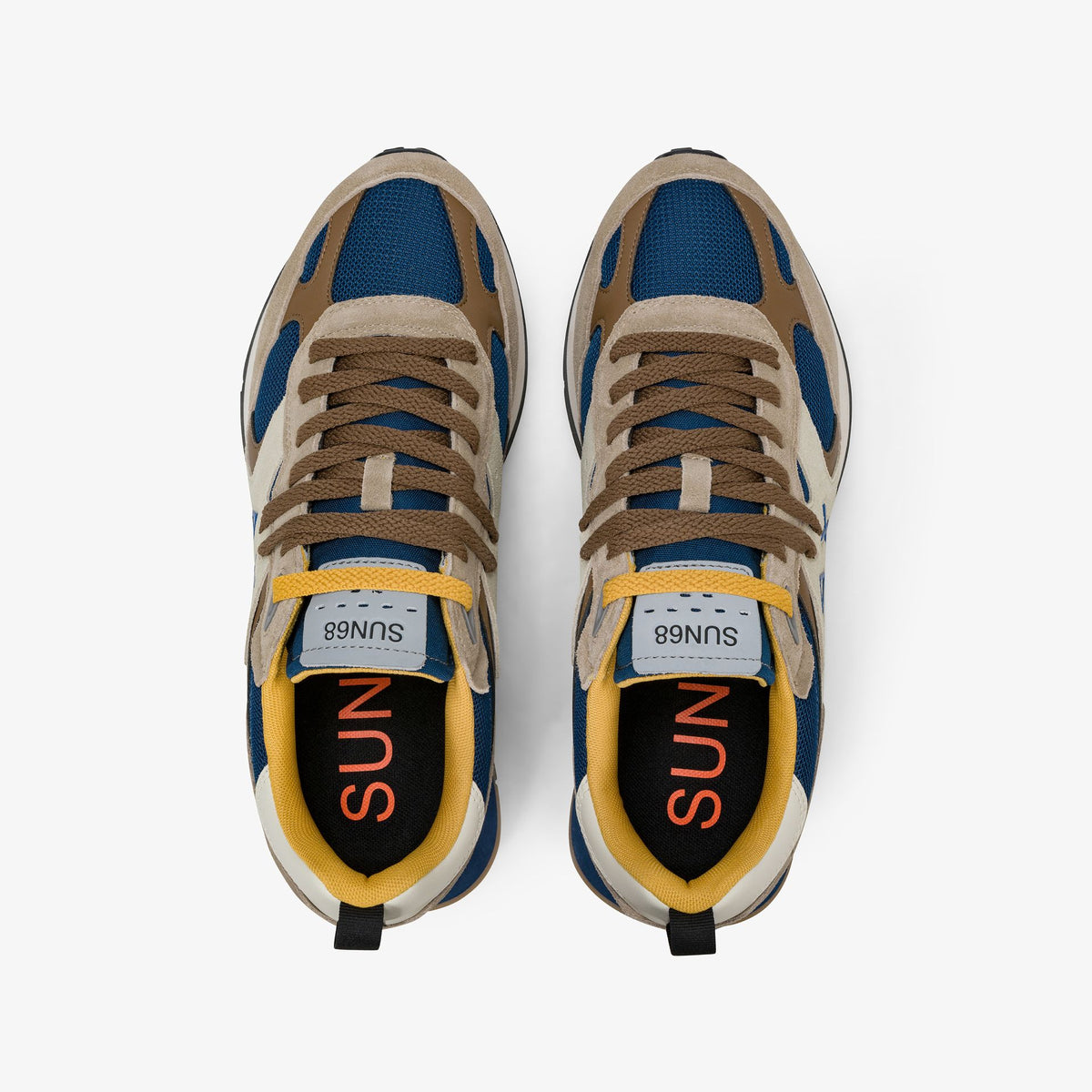 Sneaker Jaki Outdoor in suede e nylon beige scuro