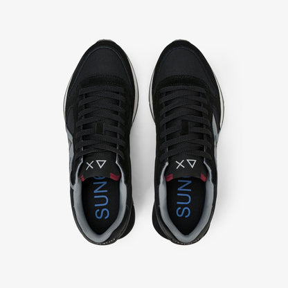 Sneaker Jaki 2.0 Solid in suede e nylon nero
