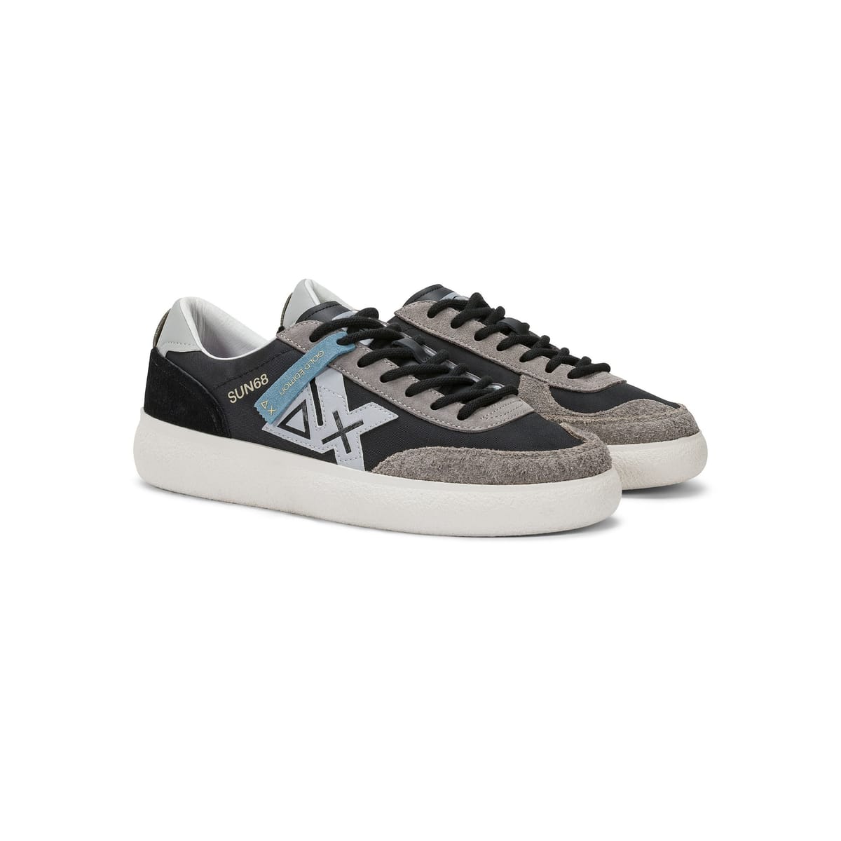 Sneaker Luis in nylon e suede nero Sun68 urbanstyle-sneakers