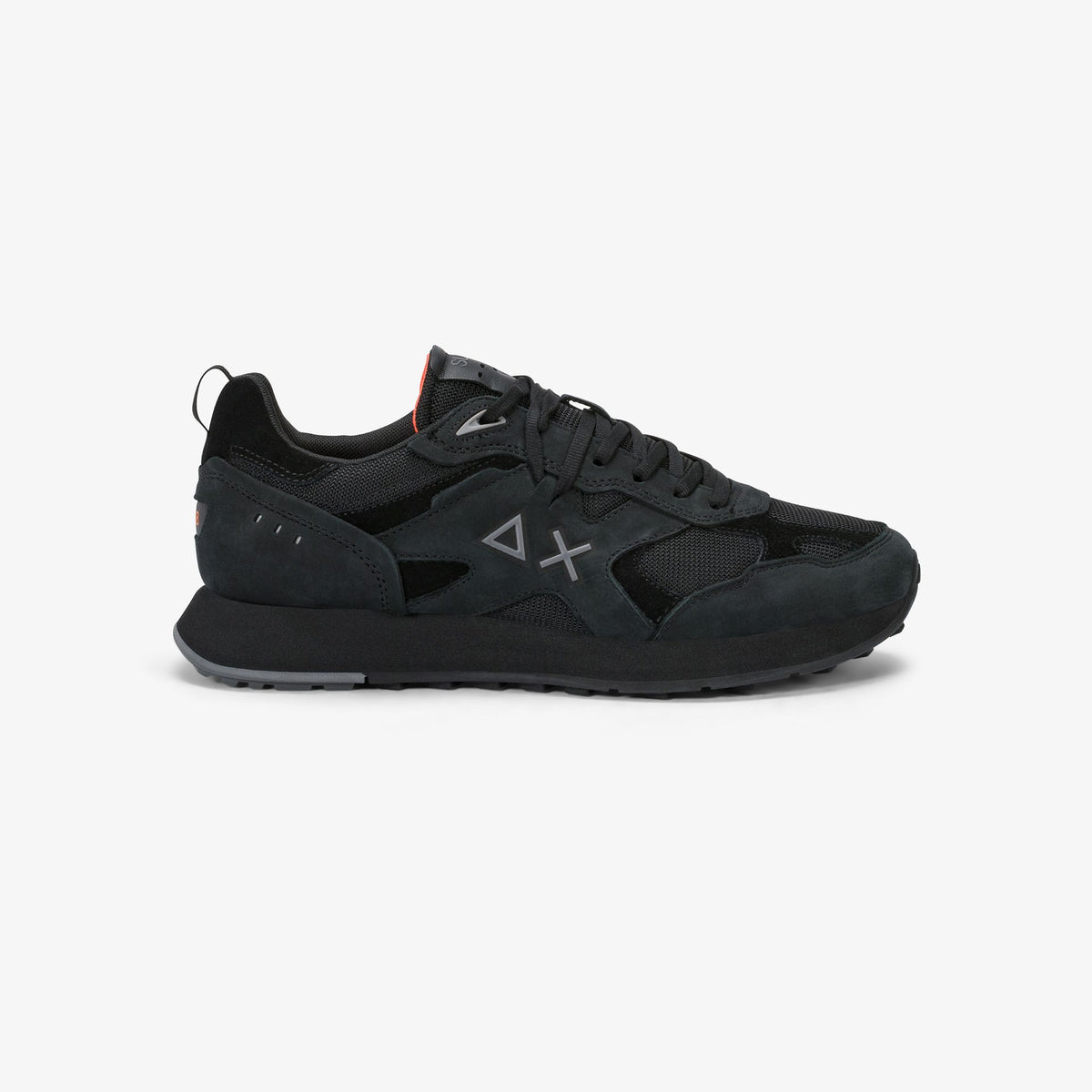 Sneaker Jaki 2.0 Silver in nabuk nero