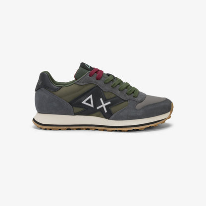 Sneaker Jaki 2.0 Bicolor in suede e nylon grigio scuro