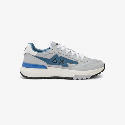 Sneaker Niki 2.0 Solid in nylon e PU grigio chiaro