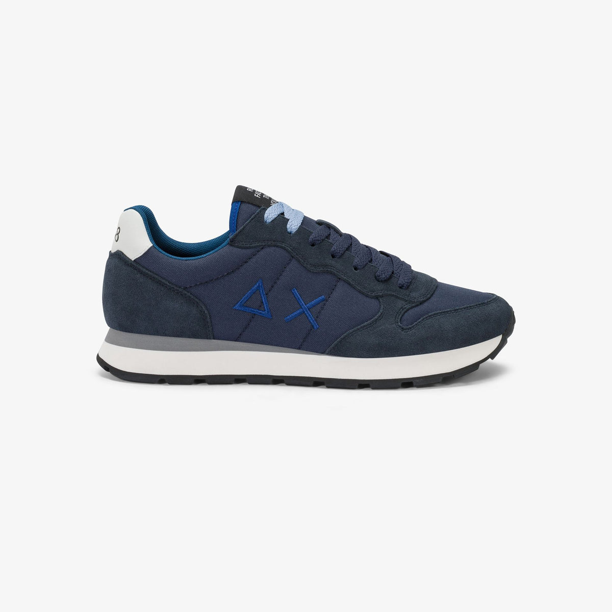 Sneaker Tom in nylon e suede navy blue