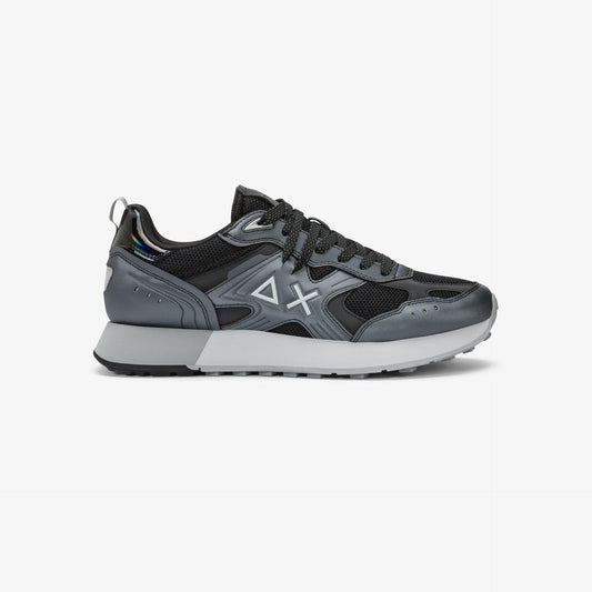 Sneaker Jaki 2.0 Silver in mesh nero