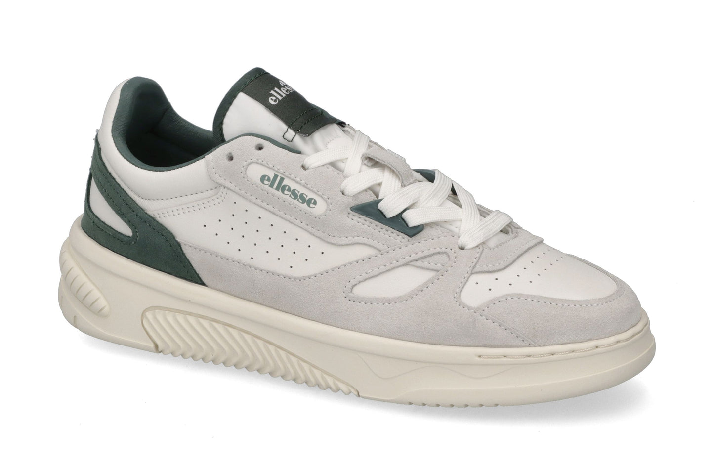 MILES LS 914 SUEDE + PU LEATHER WHITE GREEN