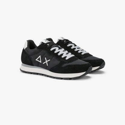 Sneaker Tom in nylon e suede nero
