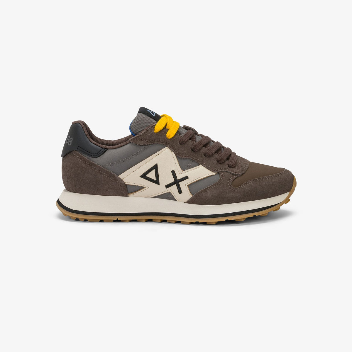 Sneaker Jaki 2.0 Bicolor in suede e nylon marrone