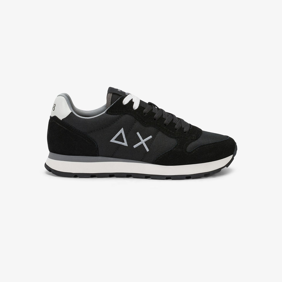 Sneaker Tom in nylon e suede nero