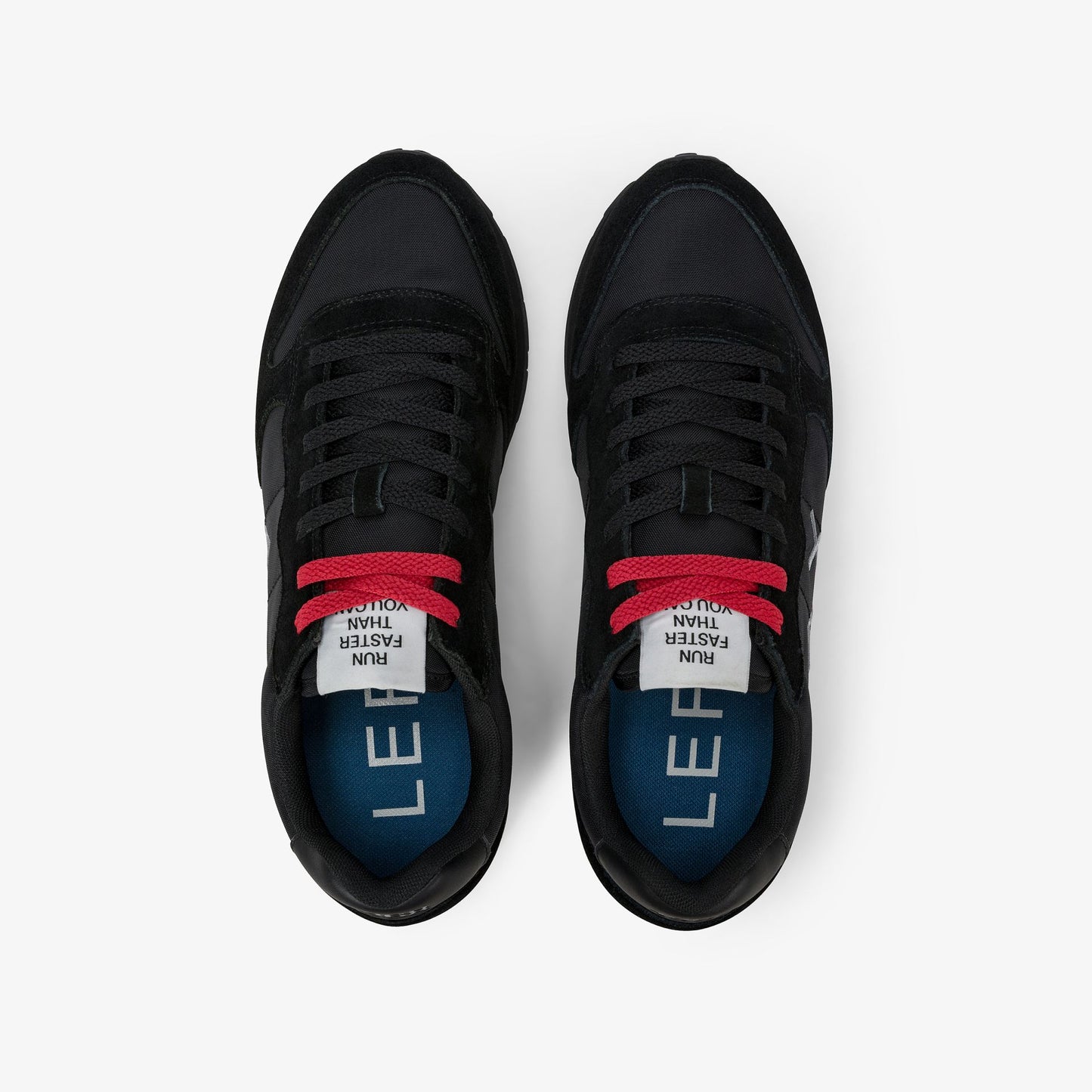 Sneaker Tom in nylon e suede nero/nero inchiostro
