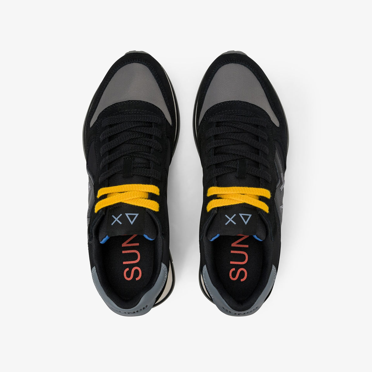 Sneaker Jaki 2.0 Bicolor in suede e nylon nero